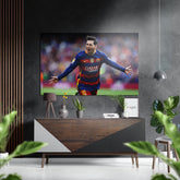 Messi Brushed Aluminium Dibond Wall Art.
